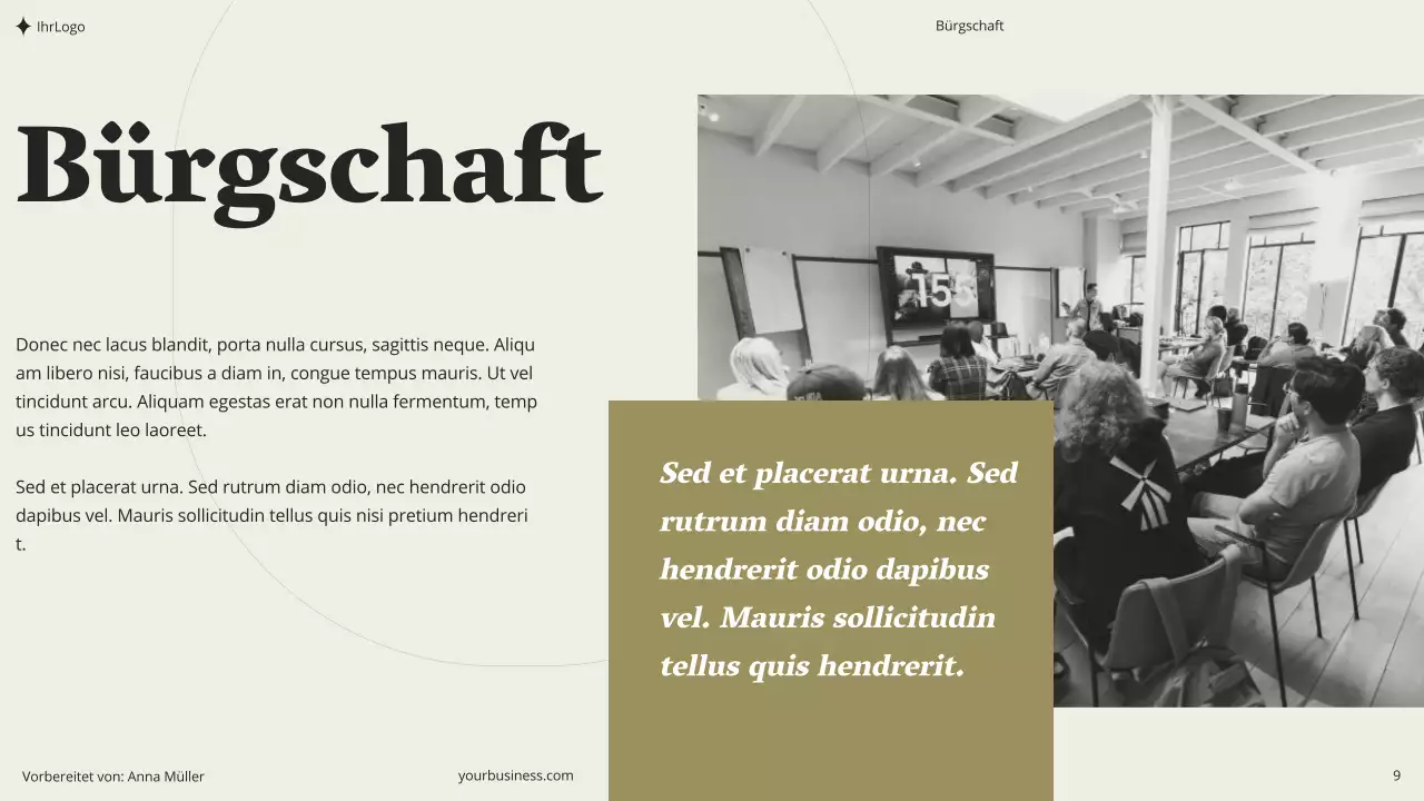 Beige Khaki Grün Minimal Ästhetisch Modern Clean Coaching Seminar Beratung Vorschlag