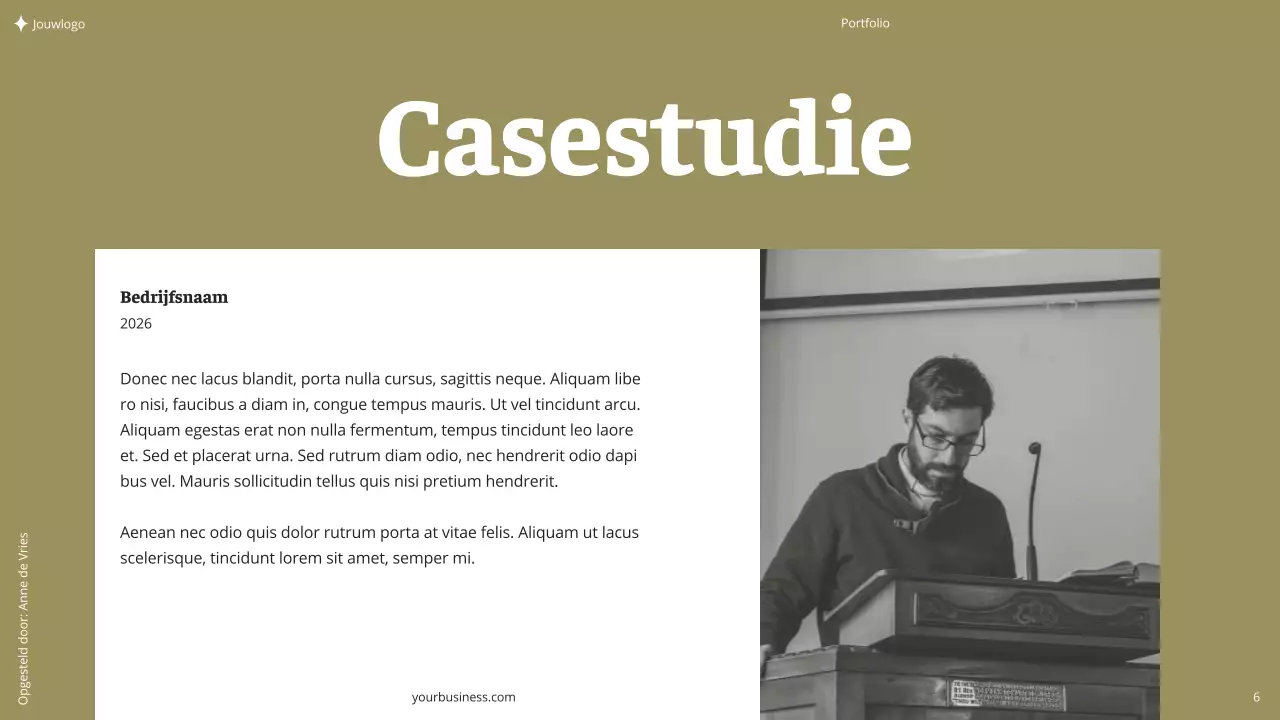 Beige Khaki Groen Minimal Esthetisch Modern Schoon Coaching Seminar Consulting Voorstel