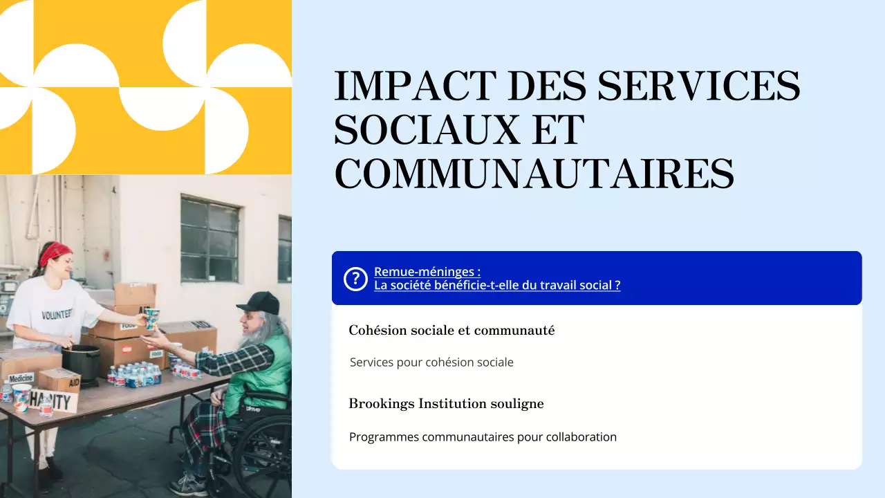 Matériel d'étude moderne bleu et orange Possibilités de bénévolat local