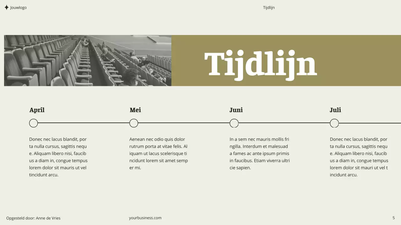 Beige Khaki Groen Minimal Esthetisch Modern Schoon Coaching Seminar Consulting Voorstel