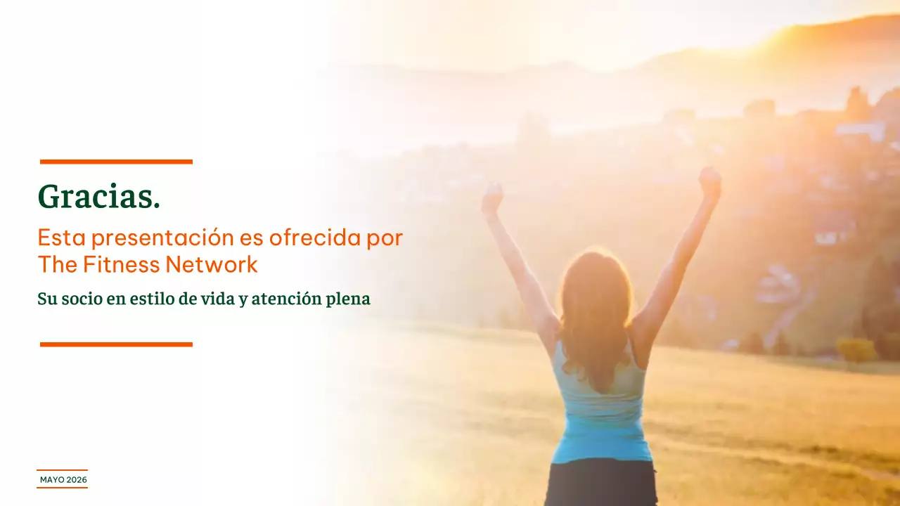 Fitness moderno naranja y verde - Beneficios de los distintos ejercicios Material didáctico