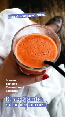 Roze en paarse eenvoudige zomerse smoothie-ideeën recept