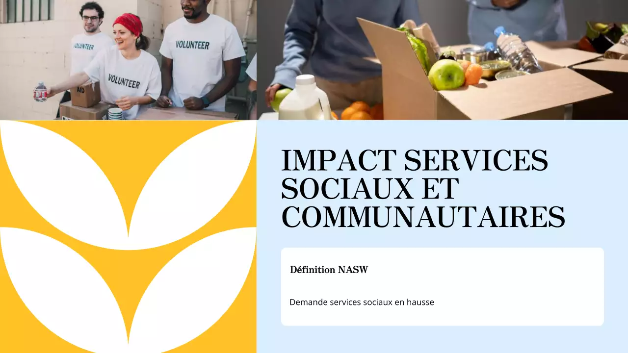 Matériel d'étude moderne bleu et orange Possibilités de bénévolat local