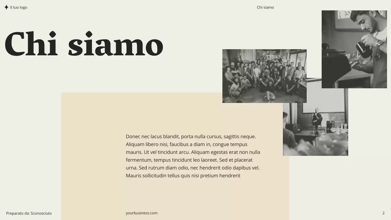 Beige Khaki Verde Minimal Estetico Moderno Pulito Coaching Seminario Consulenza Proposta