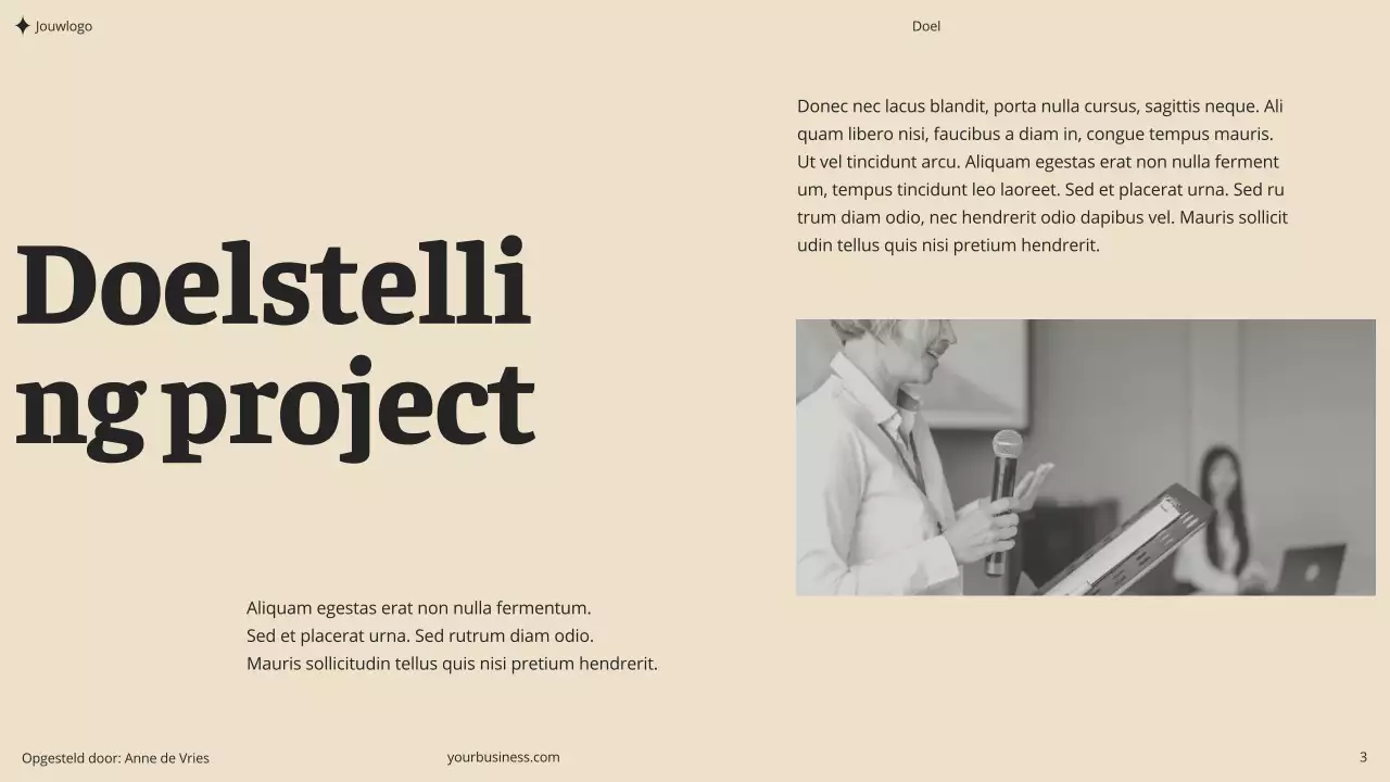 Beige Khaki Groen Minimal Esthetisch Modern Schoon Coaching Seminar Consulting Voorstel