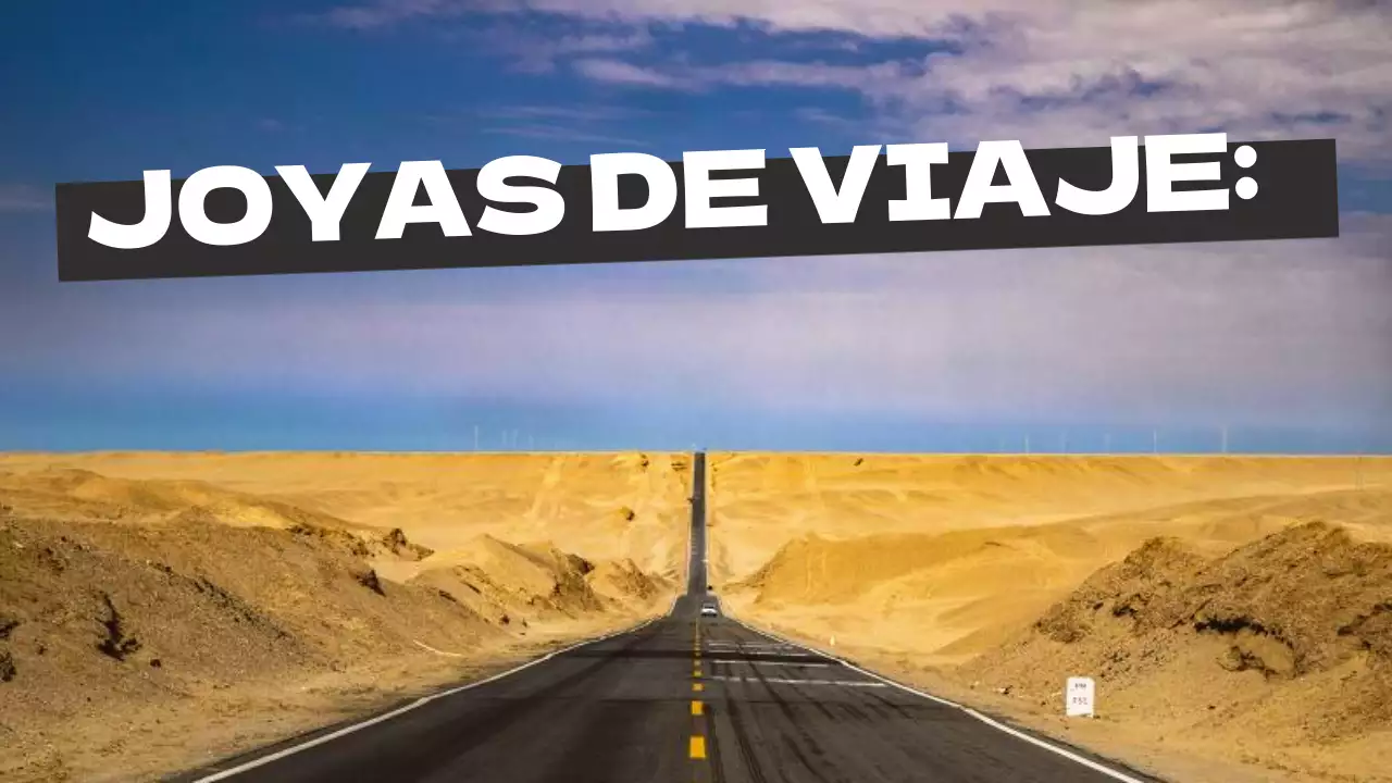 Guía de destinos para viajes por carretera en amarillo, gris y negrita