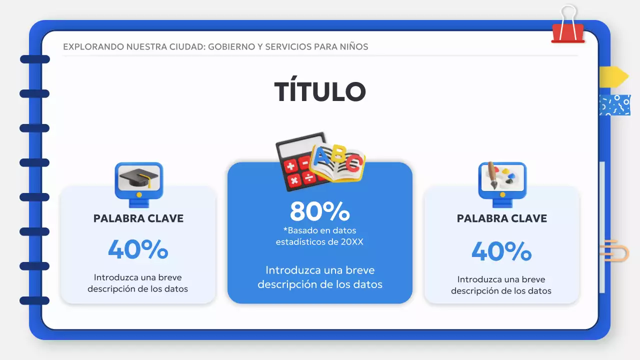 Blanco Azul Básico Clásico Clase de Estudios Sociales Material de estudio