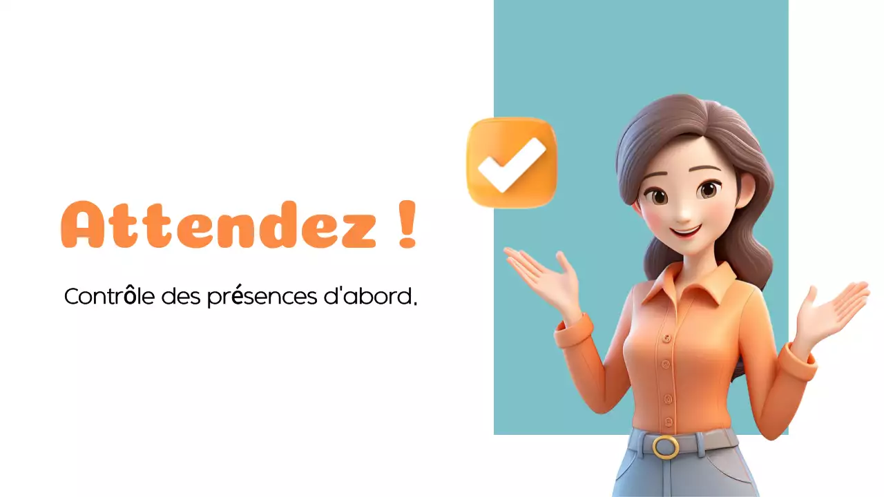 Matériel de classe moderne "lire et apprendre" orange bleu