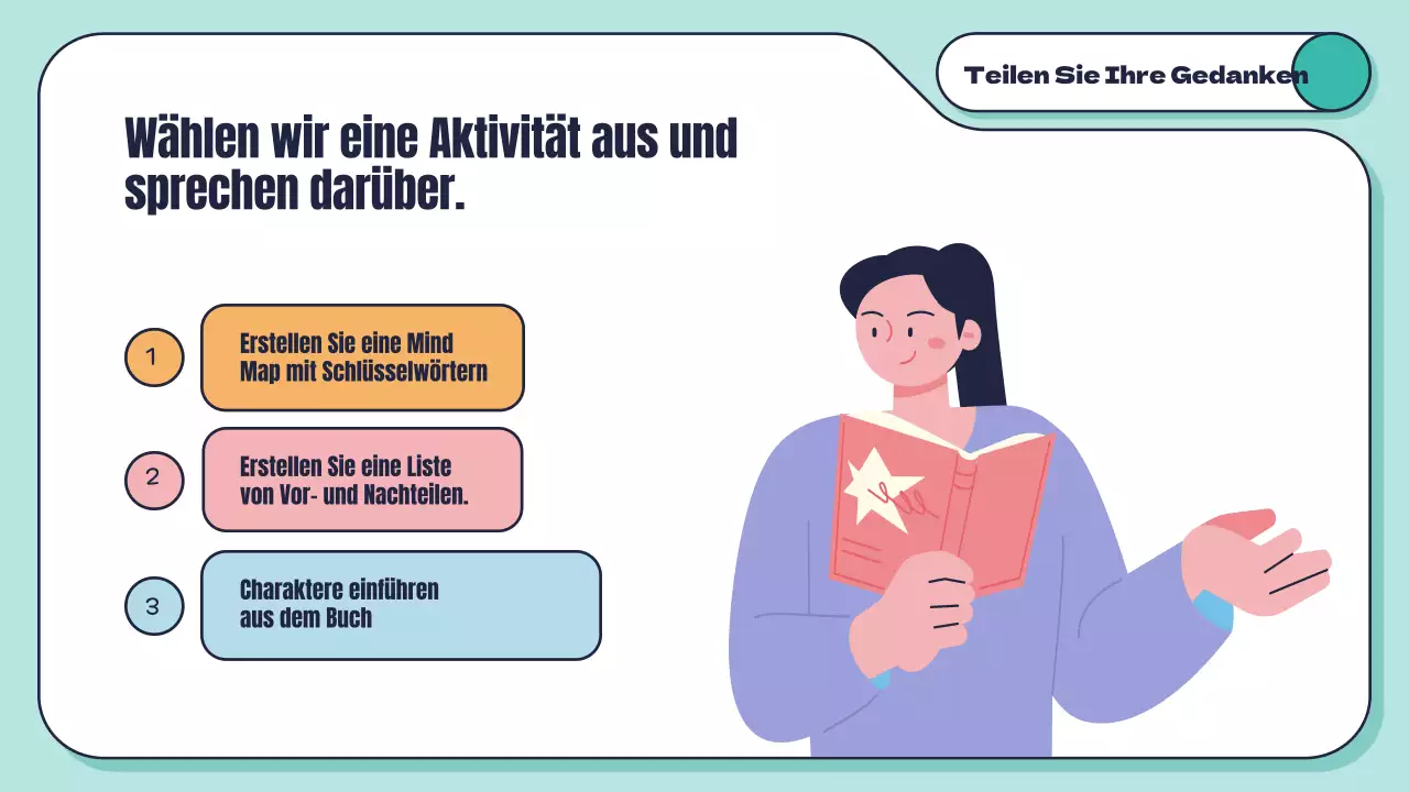 White Mint Minimal Geometric Reading Skills for Students Einführung