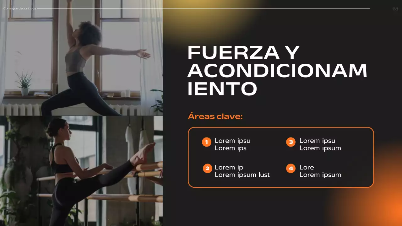 Publicidad de entrenador moderno naranja y amarillo Consejos para correr