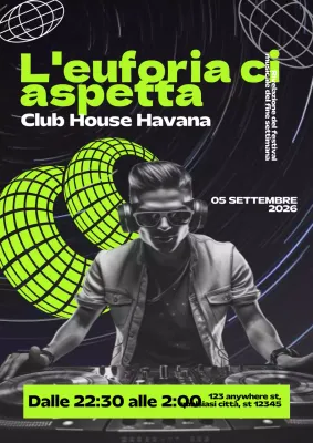 Poster ufficiale di promozione dell'evento per i promotori di festival