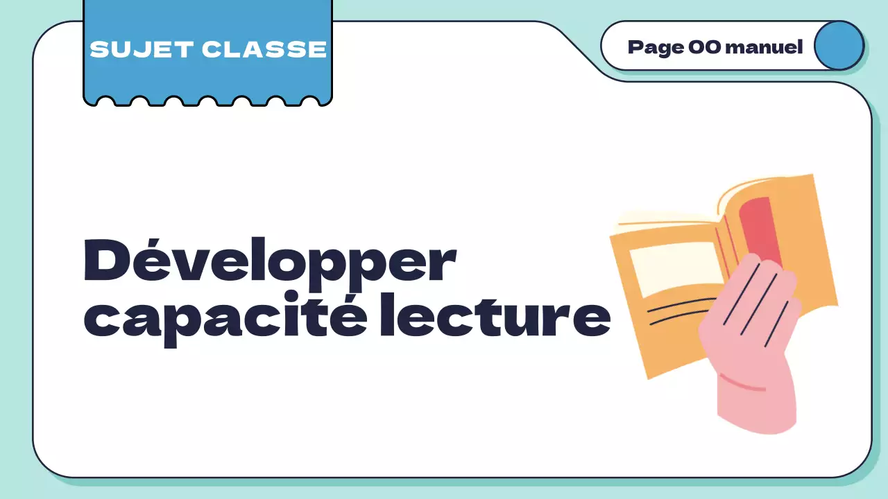 White Mint Minimal Geometric Reading Skills for Students Introduction