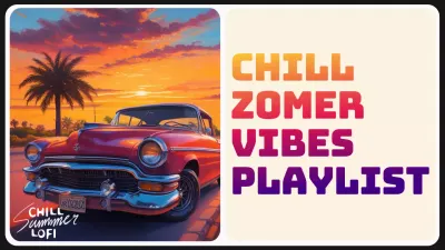 Hete roze Oranje Stoute Flitsende Zomerse Liedjes Afspeellijst Hoofdtitel