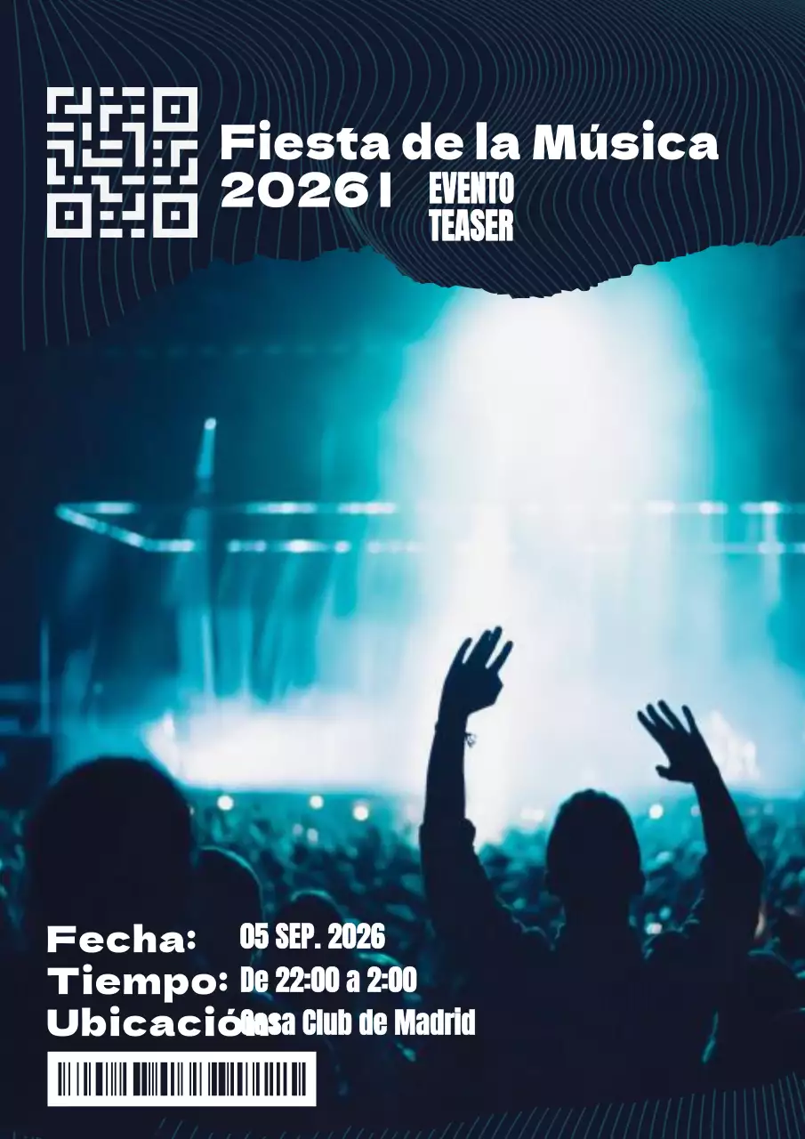 Black Yellow Cyberpunk Rave Promoción de eventos Publicidad