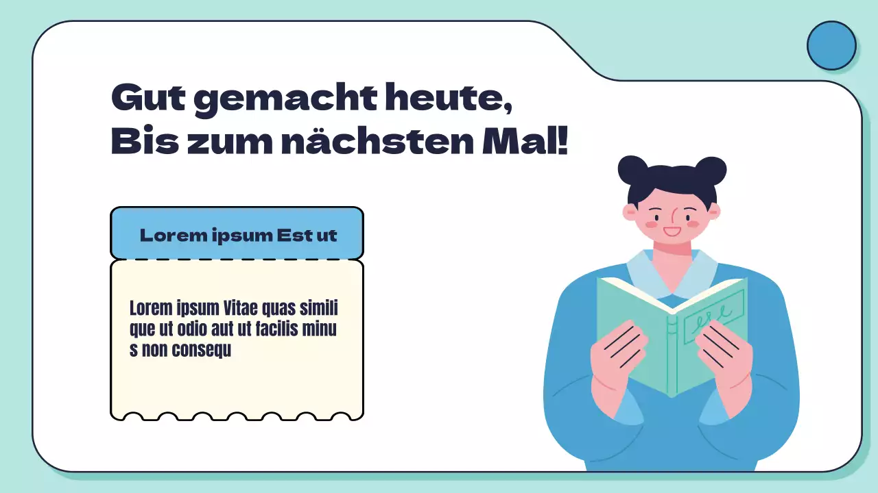 White Mint Minimal Geometric Reading Skills for Students Einführung