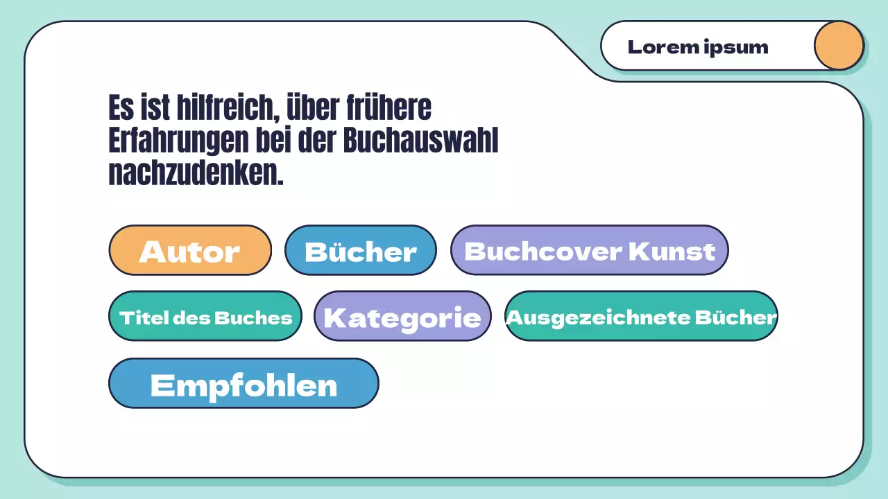 White Mint Minimal Geometric Reading Skills for Students Einführung