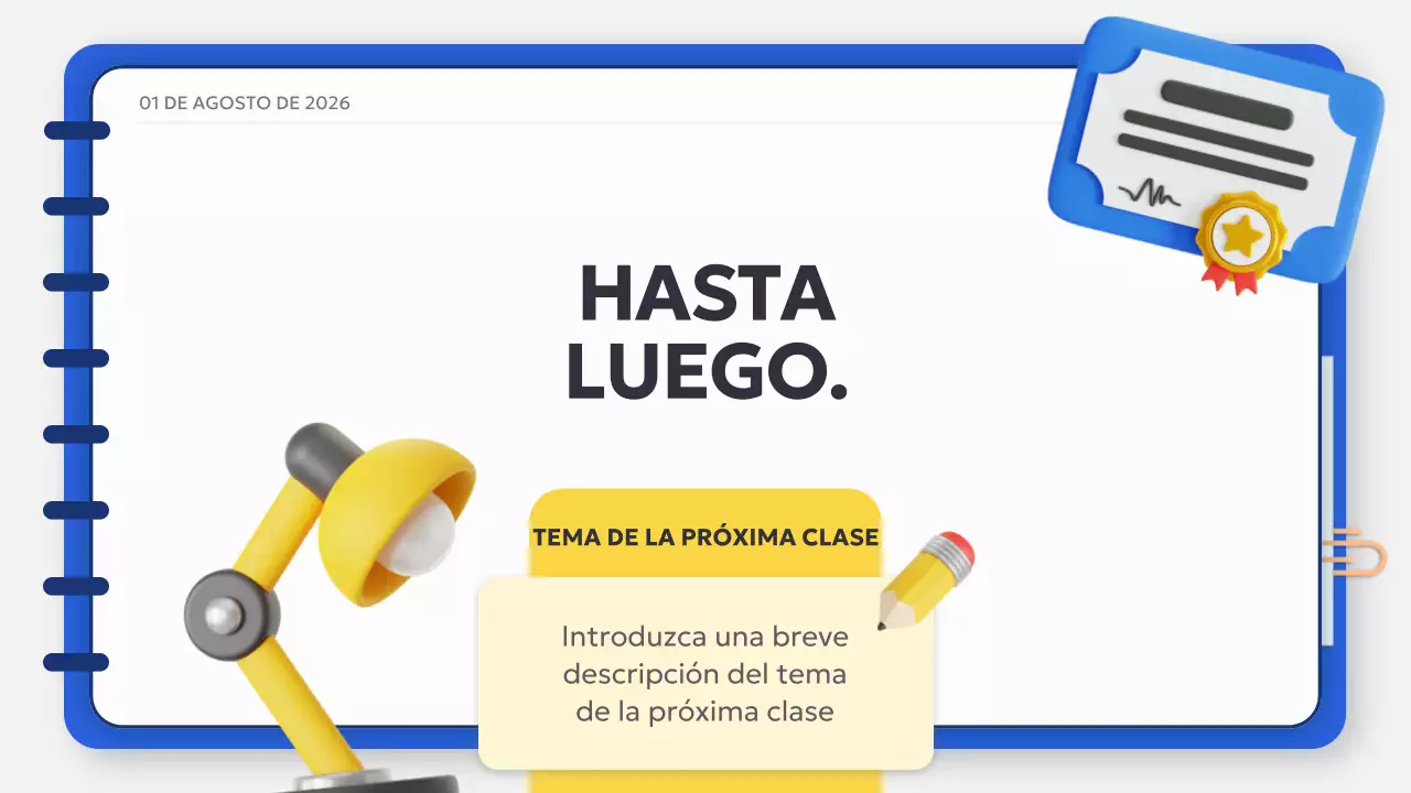 Blanco Azul Básico Clásico Clase de Estudios Sociales Material de estudio