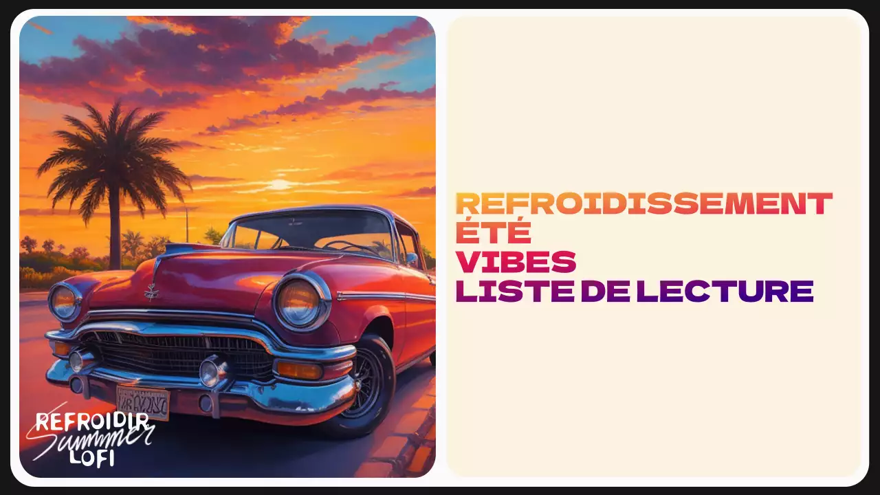 Hot pink Orange Bold Flashy Summer Song Playlist Titre principal