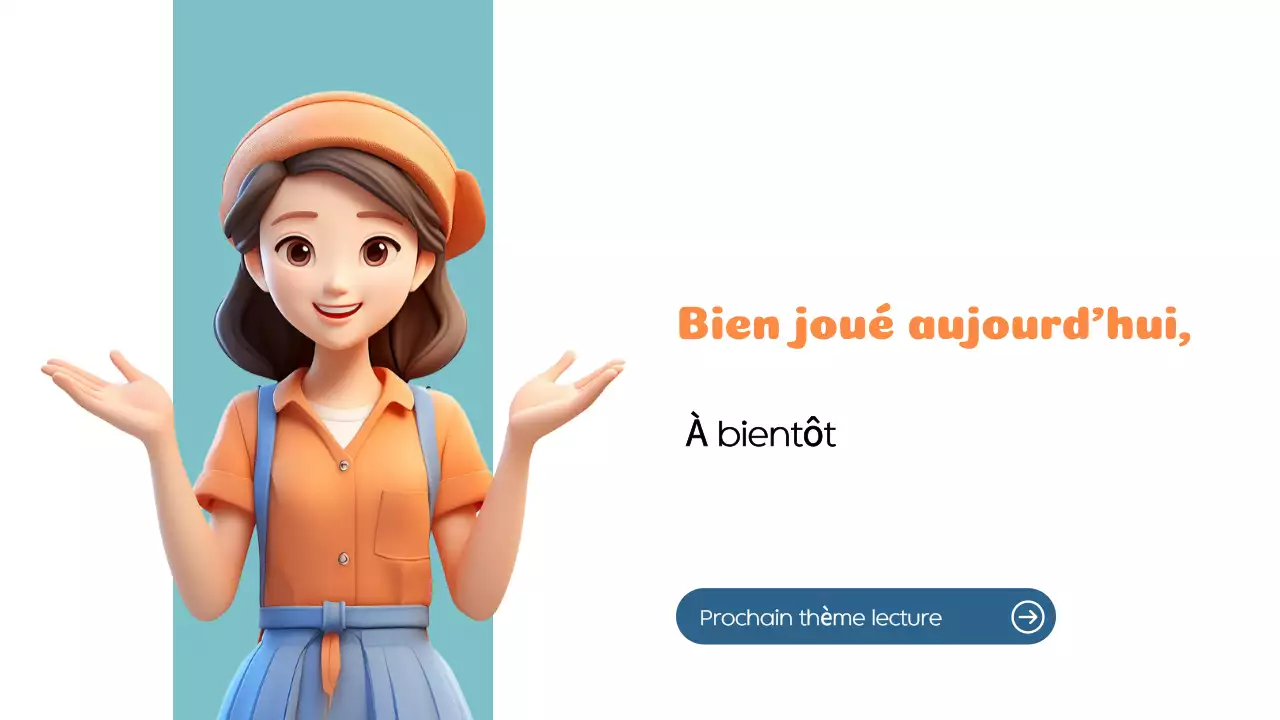 Matériel de classe moderne "lire et apprendre" orange bleu