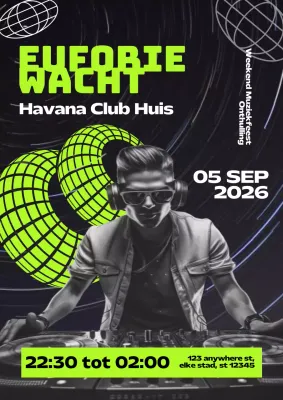 Officiële promotieposter voor festivals