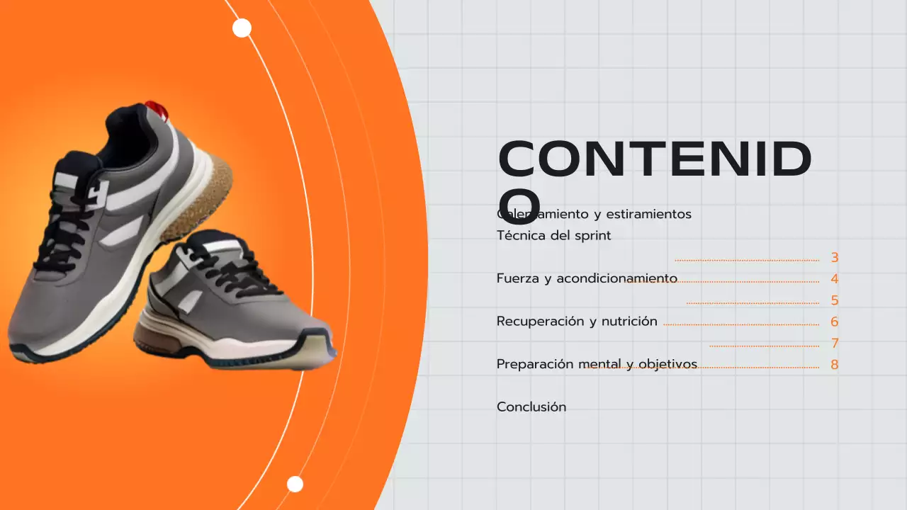 Publicidad de entrenador moderno naranja y amarillo Consejos para correr