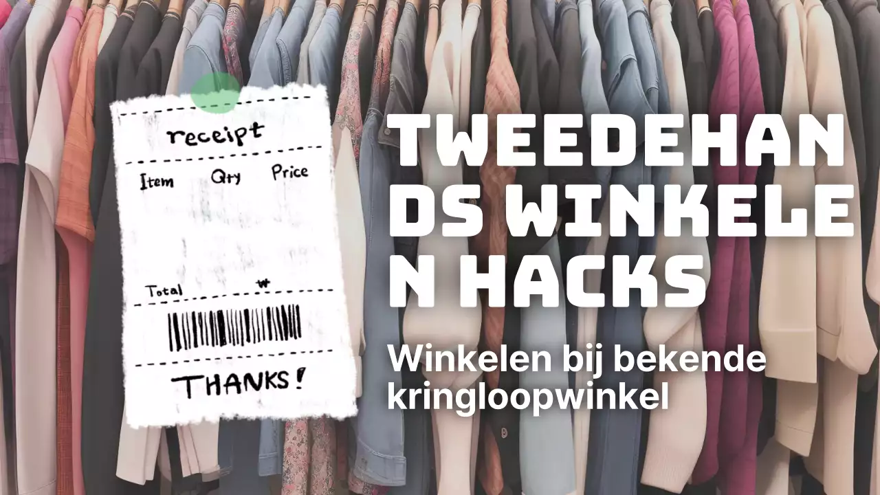 Witte beige eenvoudige gids voor kringloopwinkels Cover