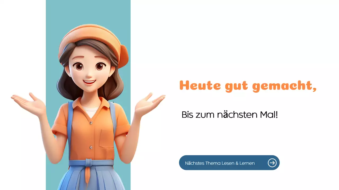 Orange Blau Modern Lesen und Lernen Unterrichtsmaterial