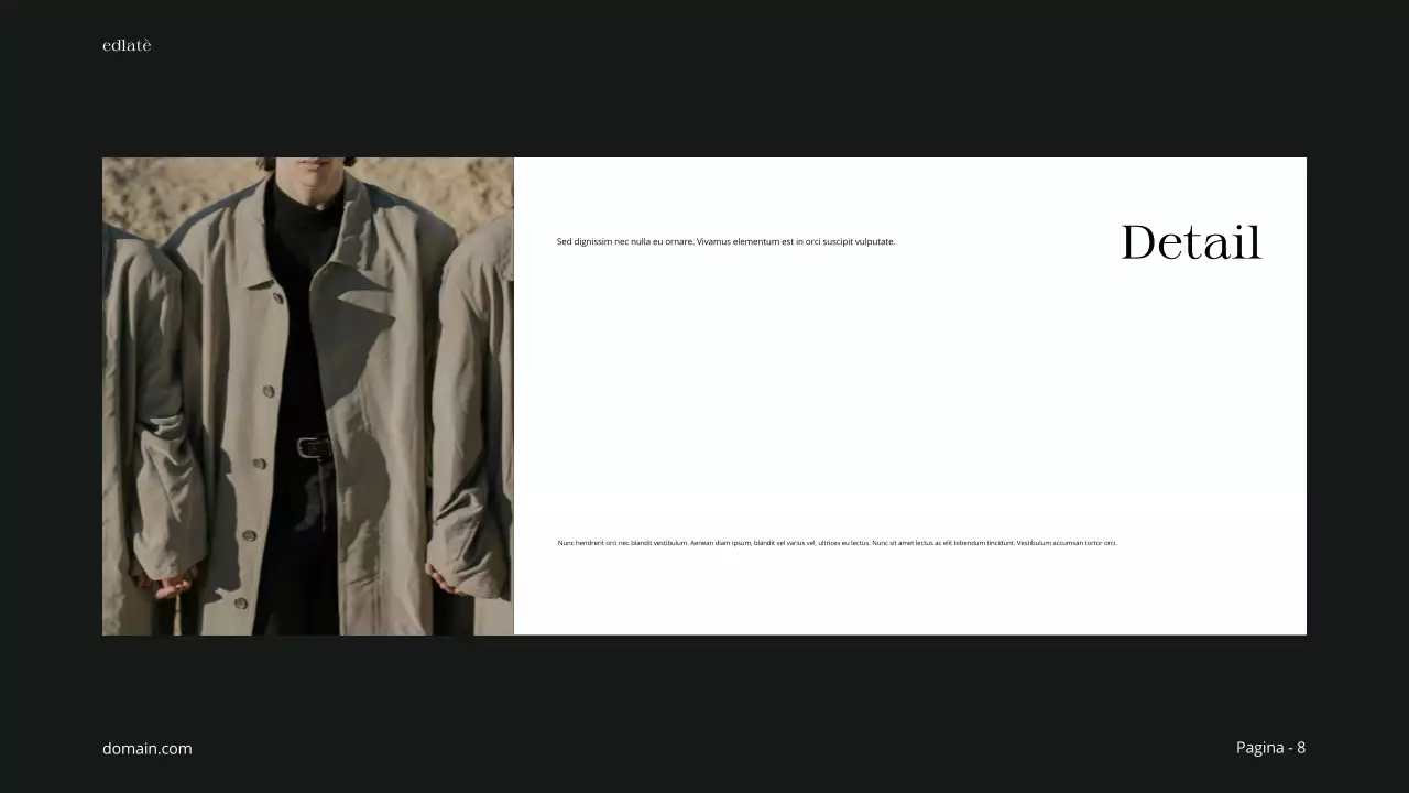 Beige Zwart Minimal Esthetisch Fotocollage Editorial Layout Product Service Showcase Portfolio