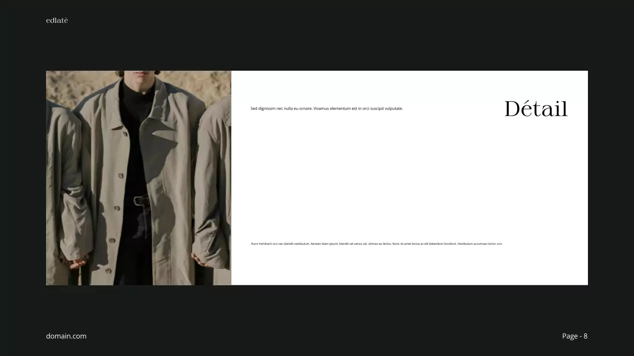 Beige Black Minimal Aesthetic Photo Collage Editorial Layout Product Service Showcase Portfolio