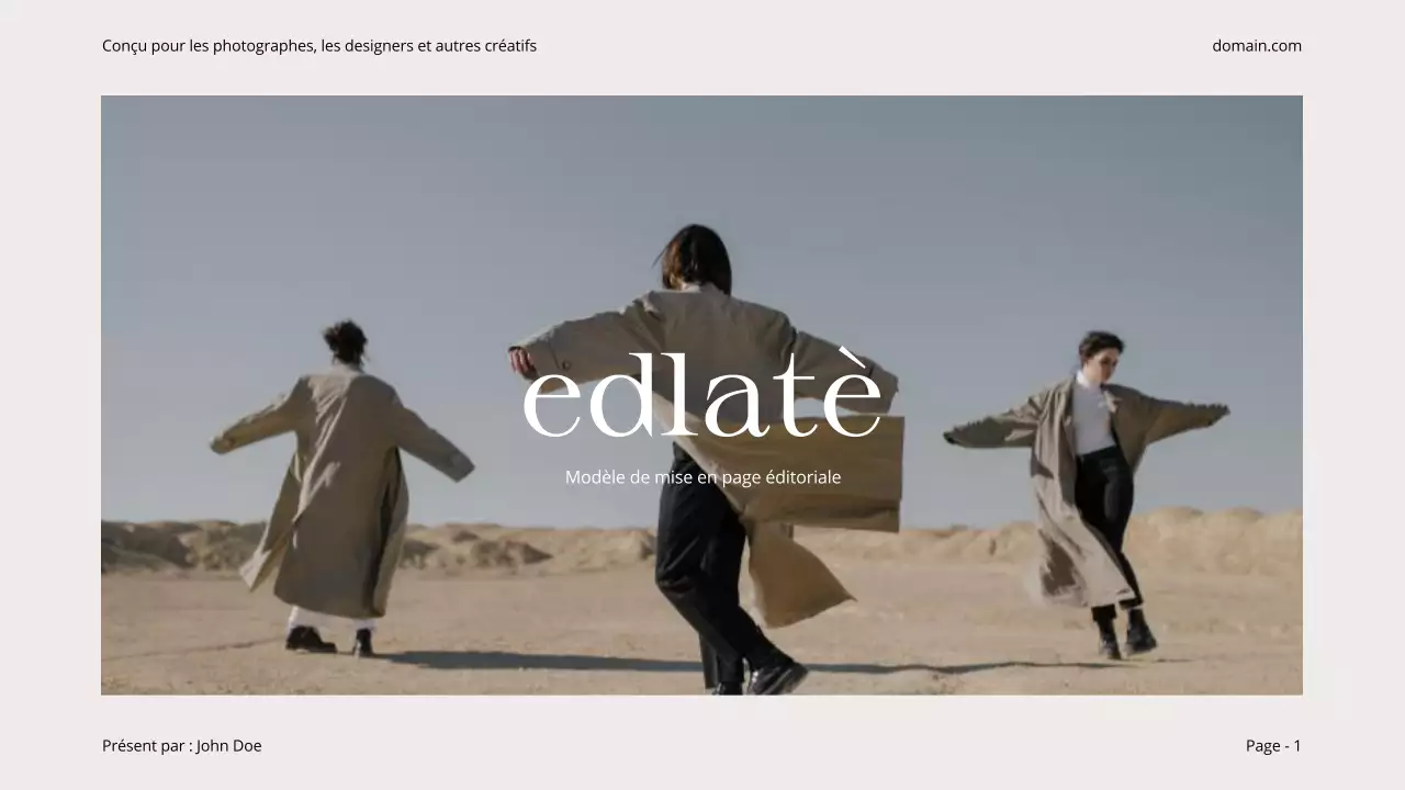 Beige Black Minimal Aesthetic Photo Collage Editorial Layout Product Service Showcase Portfolio