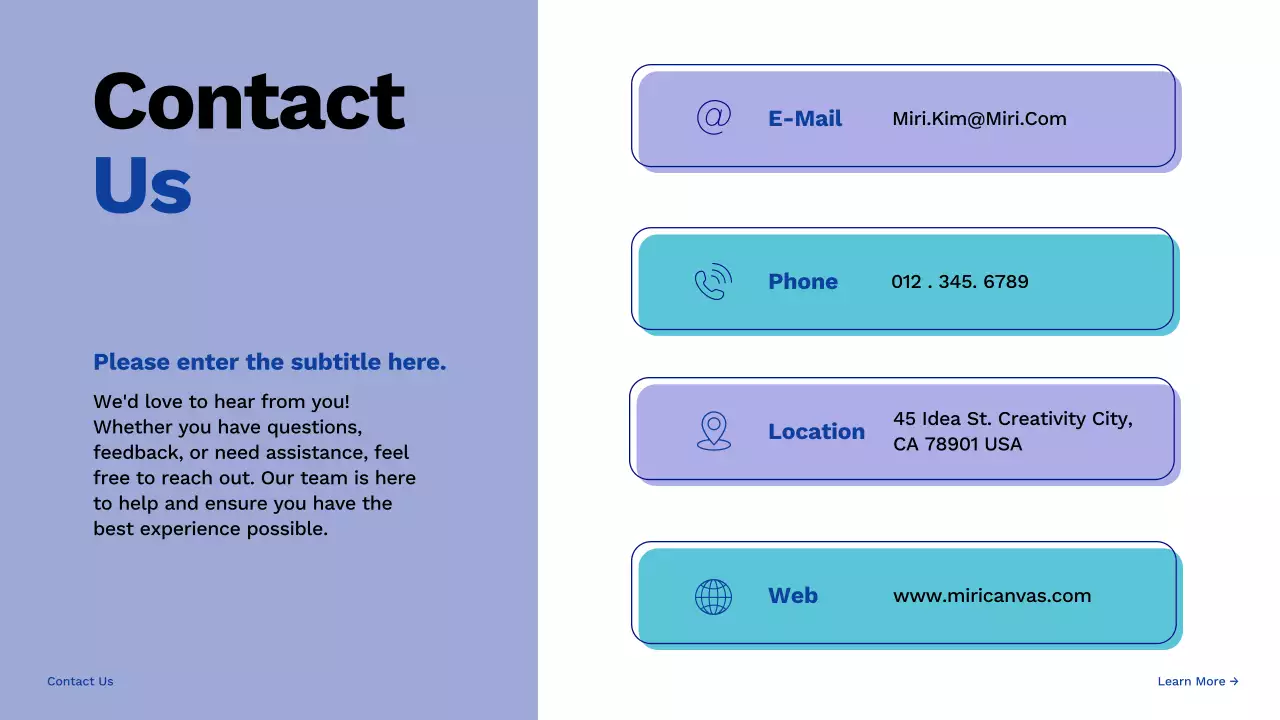Blue Modern Brainstorming Presentation