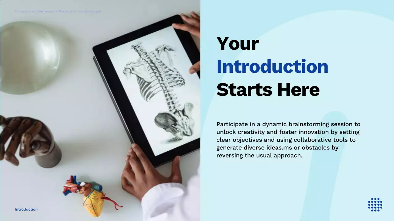 Blue Modern Brainstorming Presentation