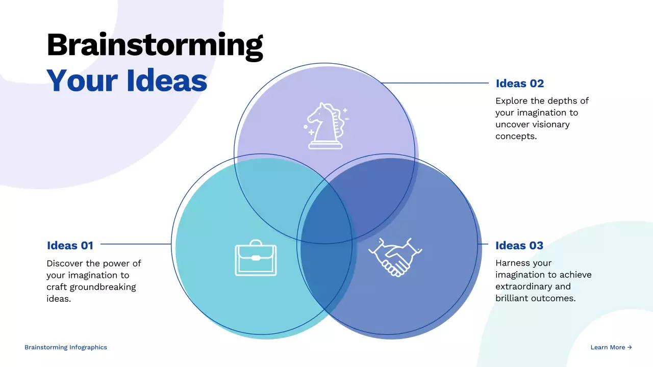 Blue Modern Brainstorming Presentation
