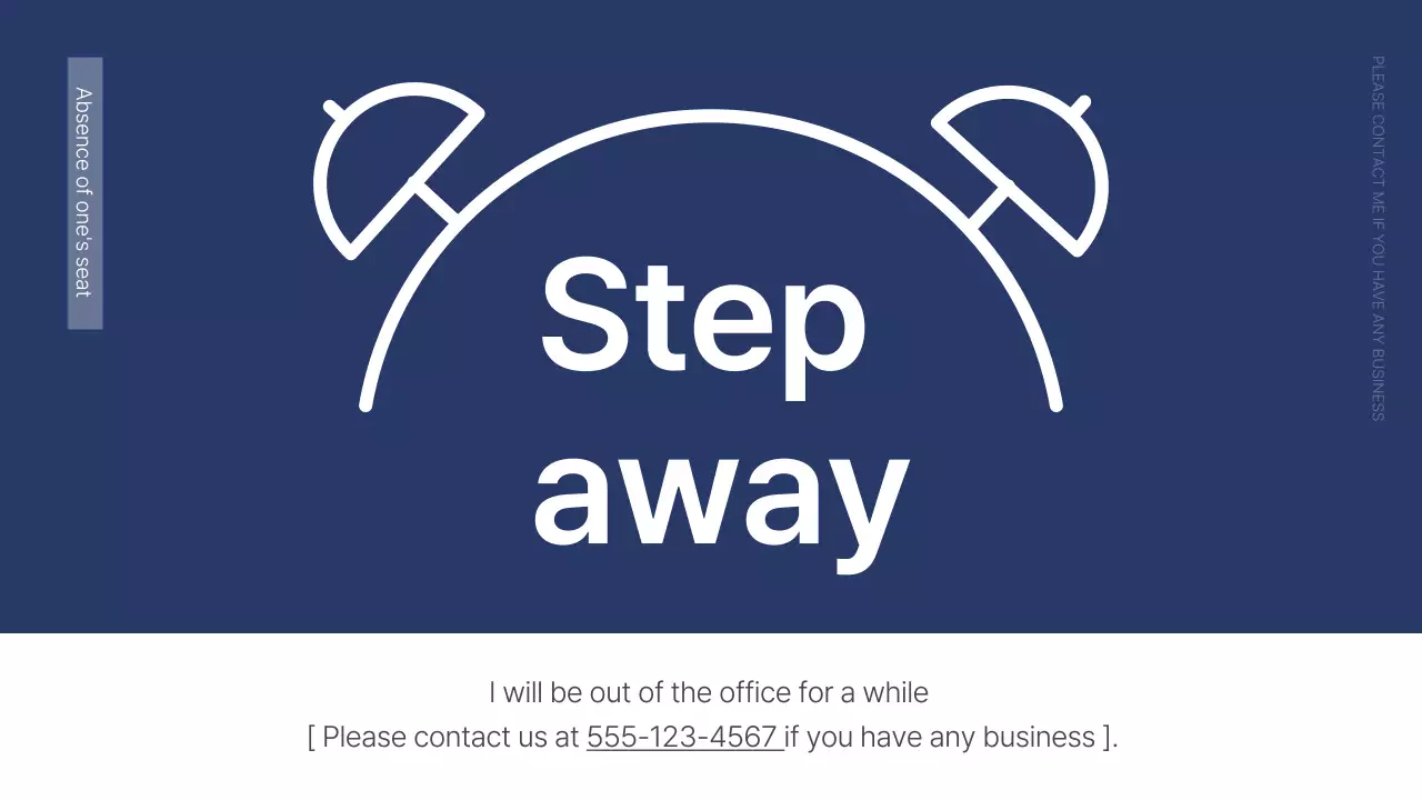 Basic office essentials announcements in red and blue