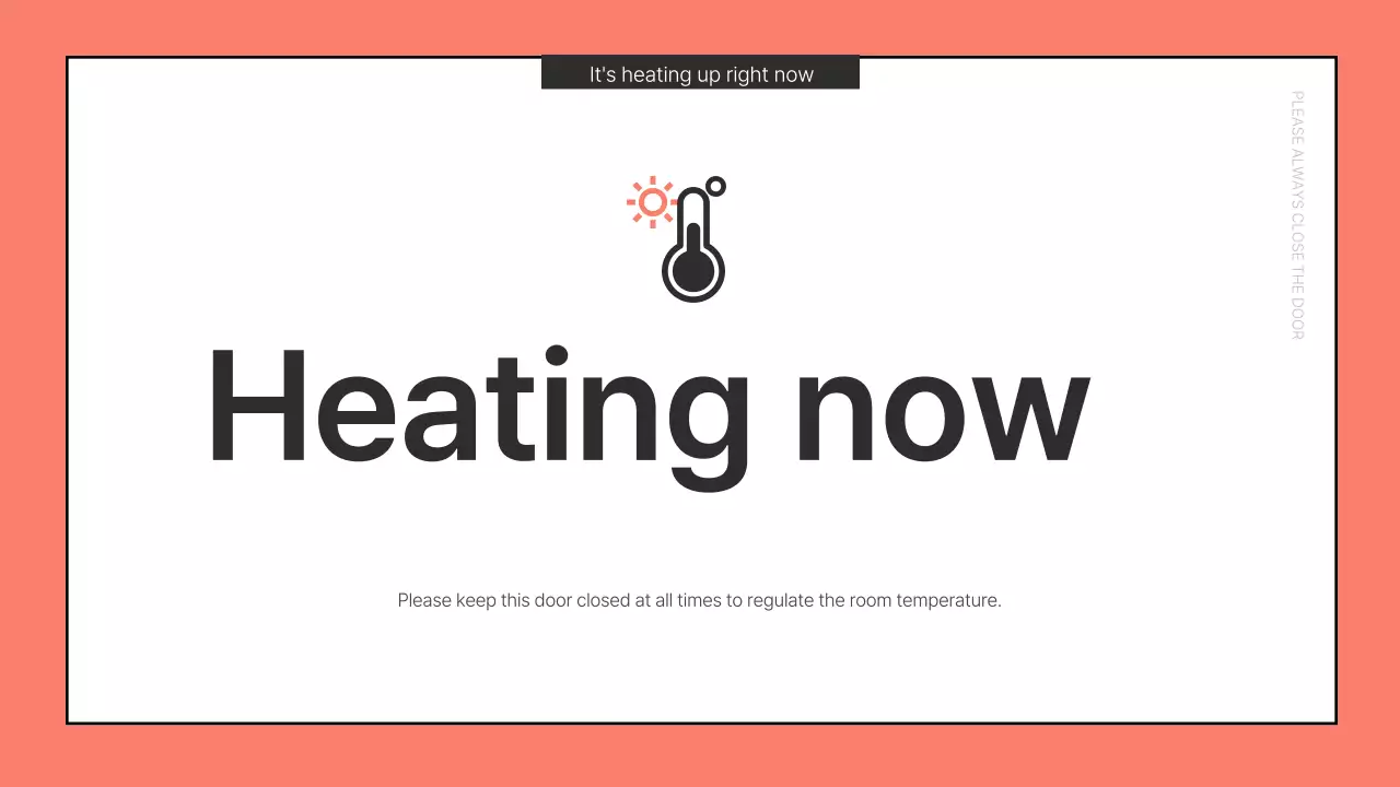 Basic office essentials announcements in red and blue