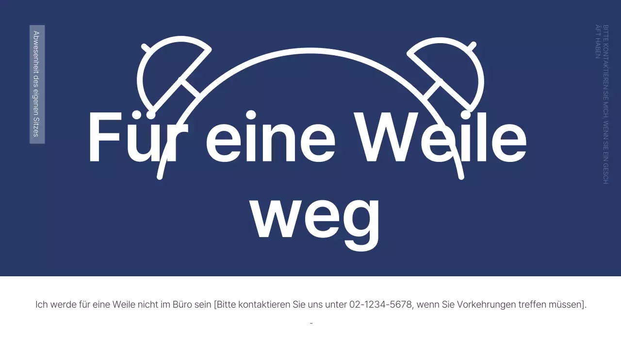 Grundlegende Ankündigungen für das Büro in Rot und Blau