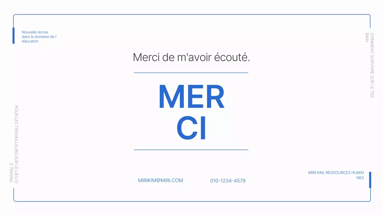 Matériel d'accueil simple pour les cols bleus et blancs