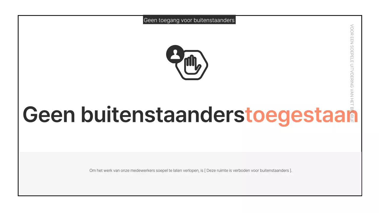 Basis kantoormededelingen in rood en blauw