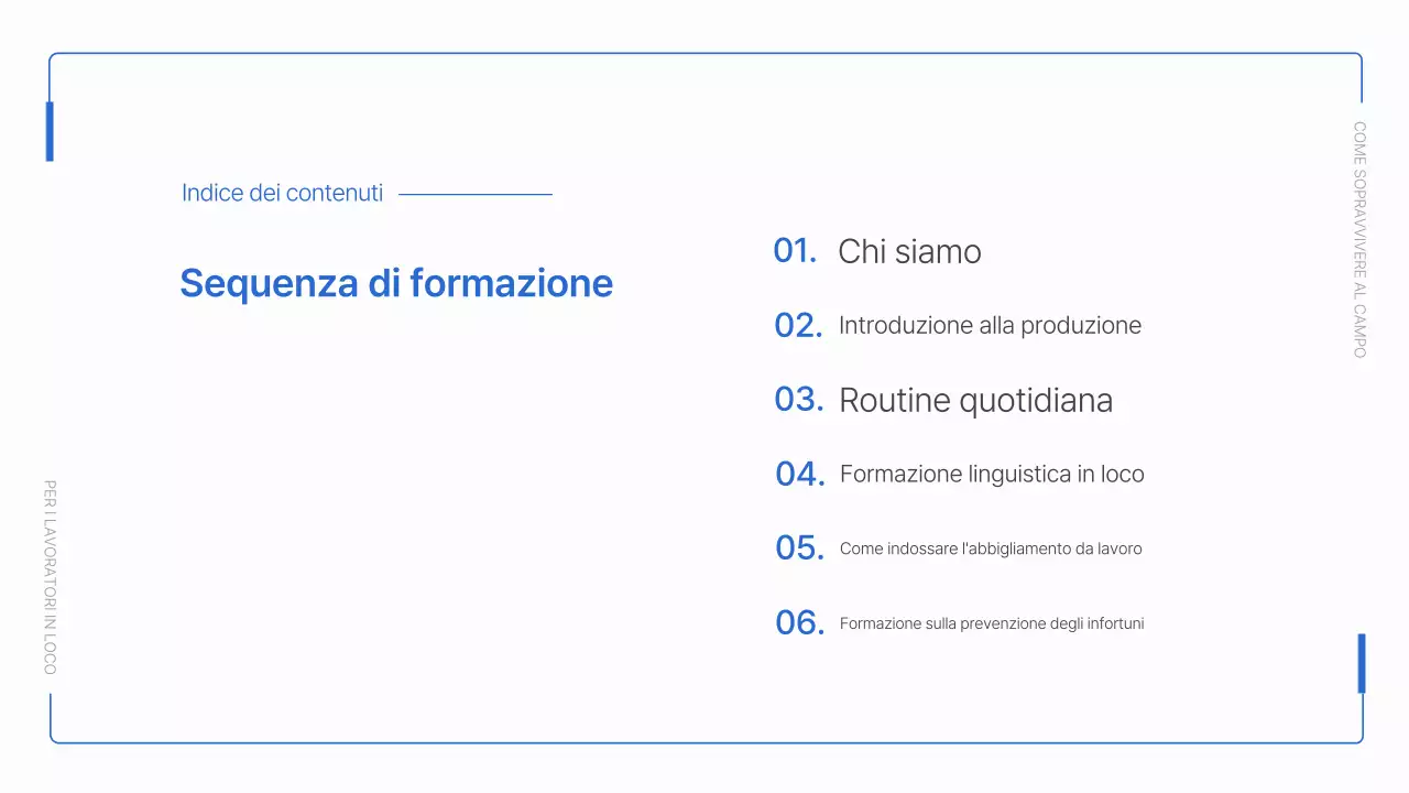 Materiali semplici per l'onboarding dei colletti blu e bianchi