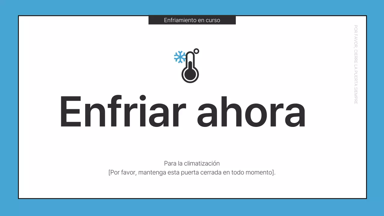 Anuncios básicos de oficina en rojo y azul