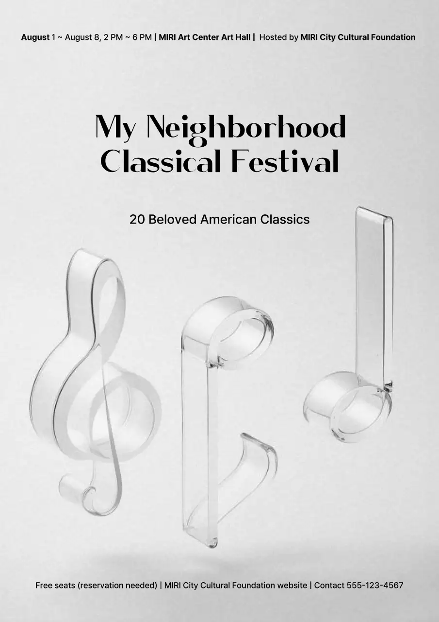 Hướng dẫn hòa nhạc đơn giản với màu xám và đen