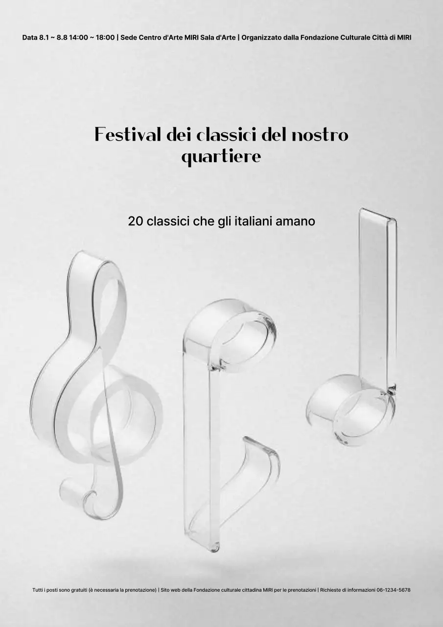 Una semplice guida ai concerti in grigio e nero