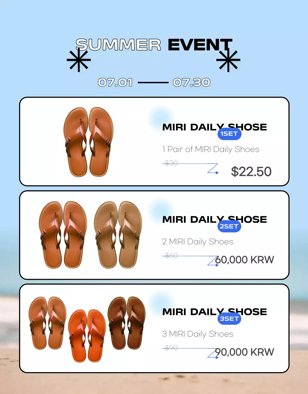 Khuyến mãi giày mùa hè đơn giản, tiết kiệm với màu xanh nhạt và xám