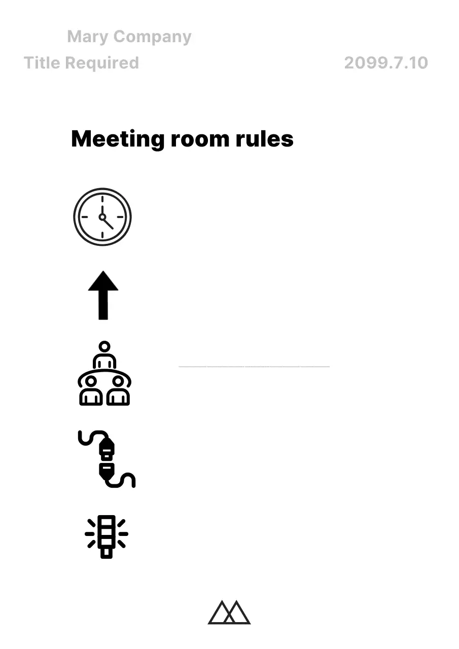 Bộ sưu tập tài liệu công ty đơn giản màu đen và trắng