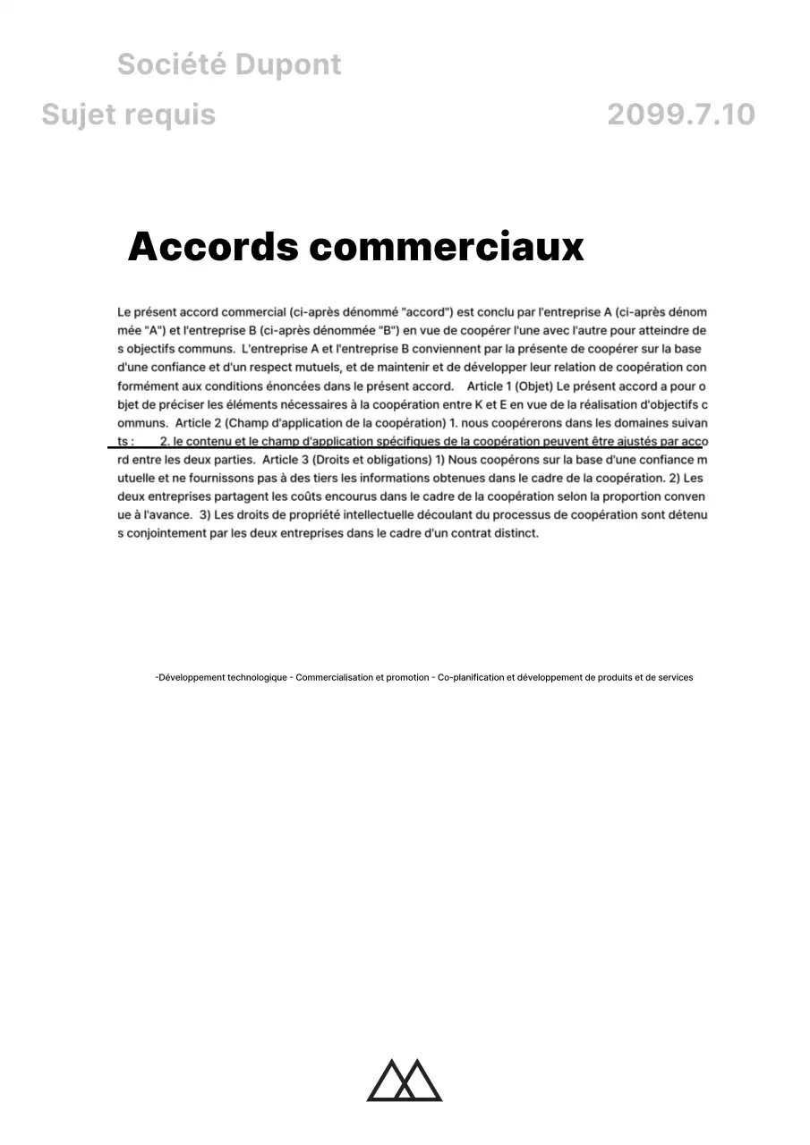 Une simple collection de documents d'entreprise en noir et blanc