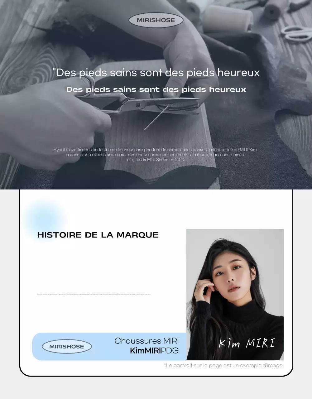 Promouvoir des chaussures d'été simples et d'un bon rapport qualité-prix en bleu clair et en gris