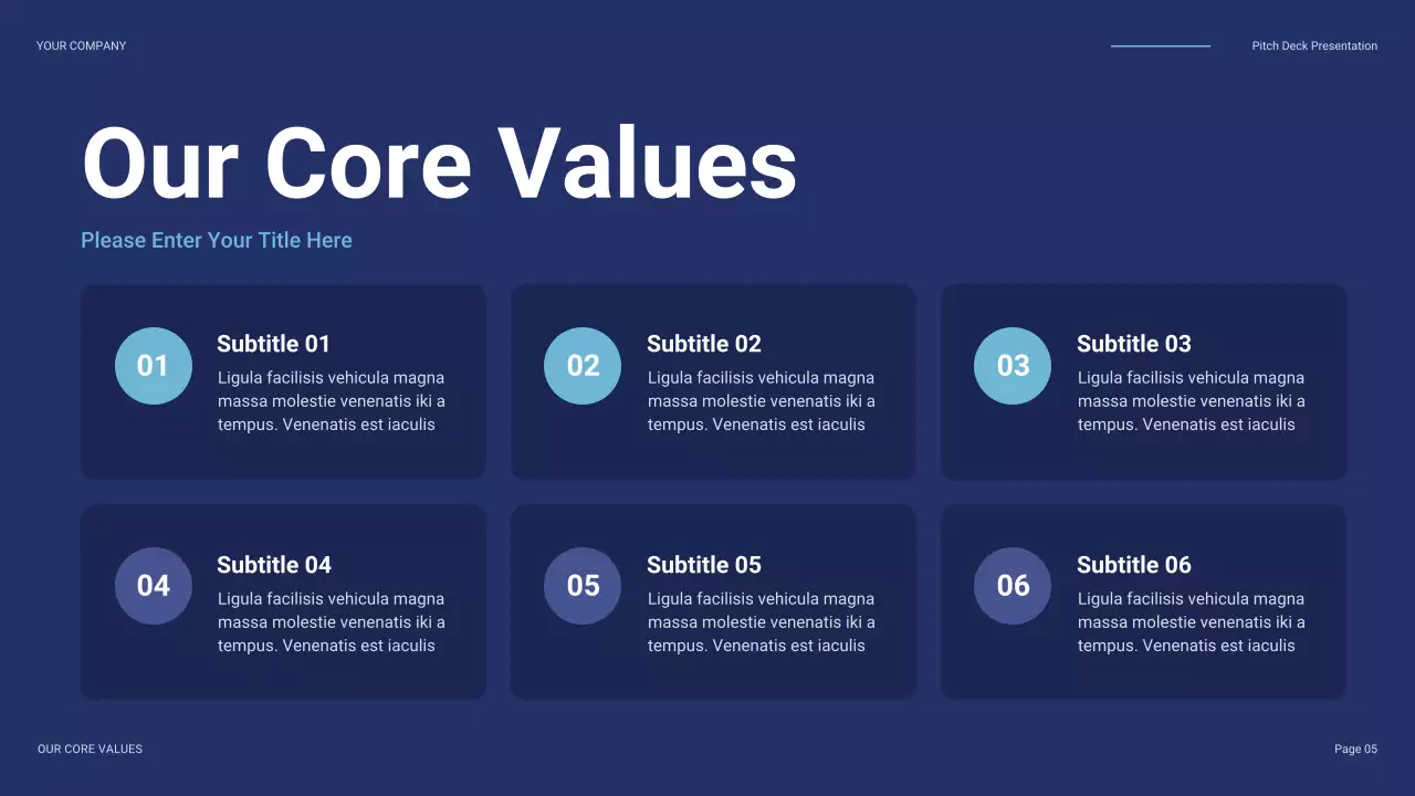 Blue Modern Company Introduction Pitch Presentation