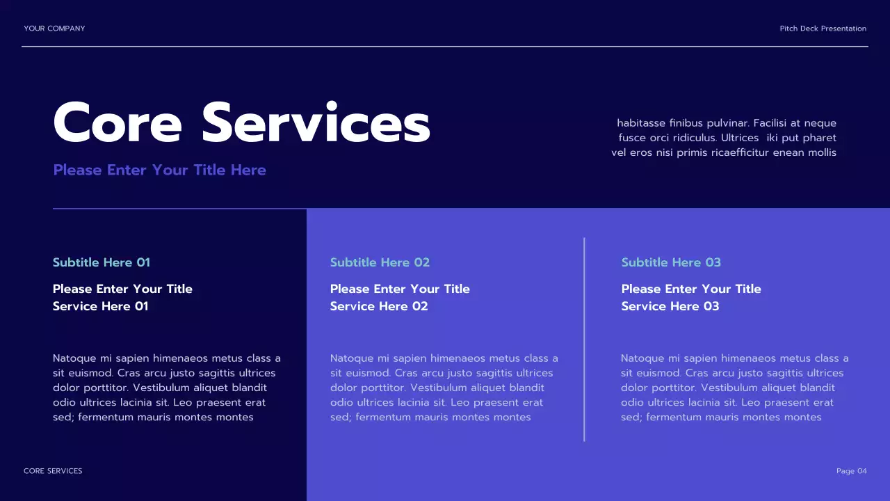 Navy Modern PR Agency Pitch Presentation