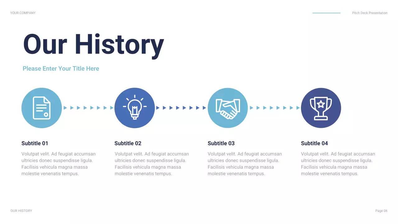 Blue Modern Company Introduction Pitch Presentation