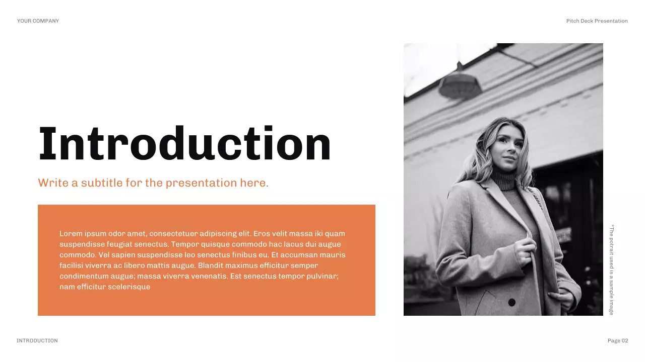 Orange Modern PR Agency Pitch Presentation